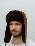 Шапка STETSON арт. 9291104 BOMBER CAP SOFT COTTON (коричневый)